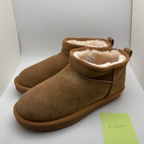 CUSHIONAIRE Women's Cozy pull on boot CHESTNUT 7.5 - Picture 2 of 6